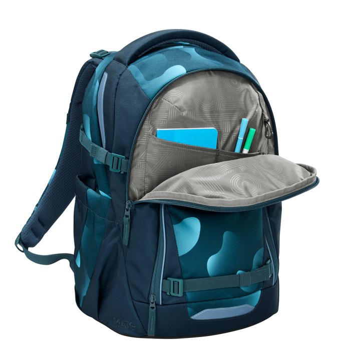 COOCAZOO MATE Schulrucksack aqua flow